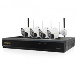 Dayzip DZ-7408W-KIT 8 Kanal Nvr - 4 Kameralı Kablosuz Set - 8 Kameraya Kadar Eklenebilir